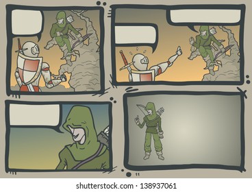 Vintage comic