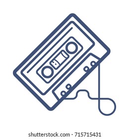 Vintage Compact Cassette Icon