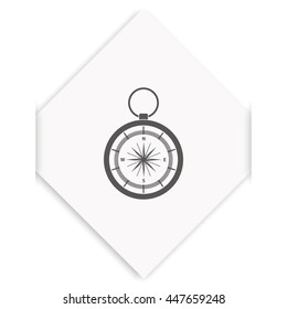 Vintage compass illustration.