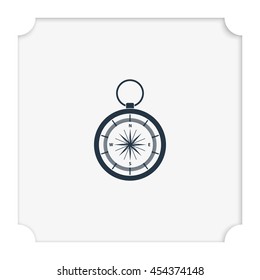 Vintage compass illustration.