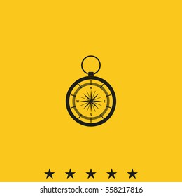 Vintage compass illustration.