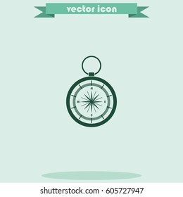 Vintage compass illustration.
