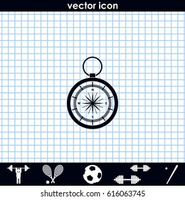 Vintage compass illustration.