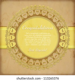 Vintage Congratulations card