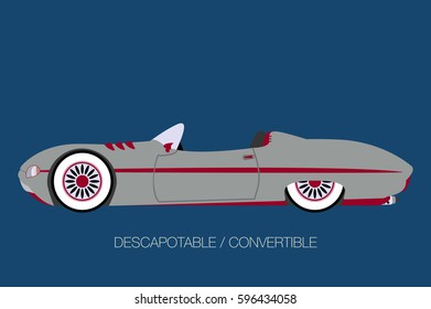 vintage convertible car