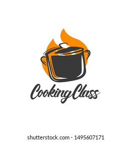 vintage cooking classes logo. retro styled culinary school emblem, badge, design elements, logotype template. vector illustration