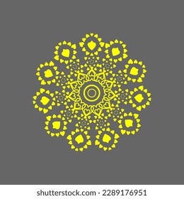 vintage and cool mandala illustration.
