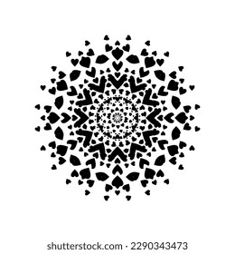 vintage and cool mandala illustration, ornament.