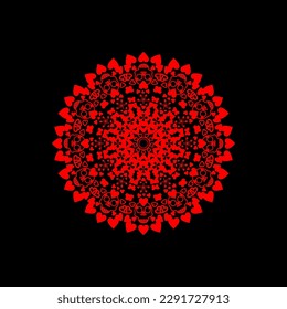 vintage and cool mandala illustration, ornament.
