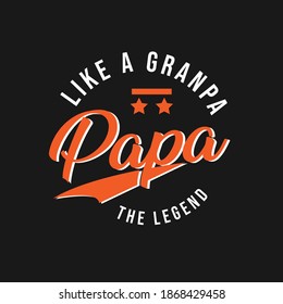 Vintage cool papa t shirt