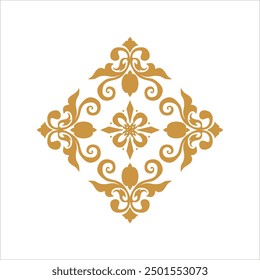 Vintage corner and frames. antique ornament, vector decoration element