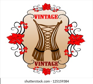 vintage corset