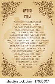 Vintage cover