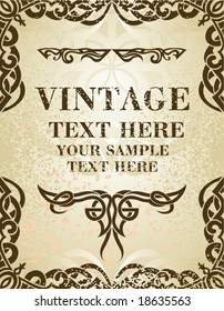 Vintage cover