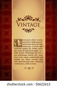 Vintage cover