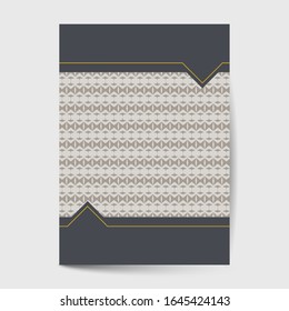 Vintage cover page layouts and design. classic ornaments and decorations, beautiful pages templates for creative design
