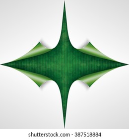 Vintage cover with shamock and 4 scrolled corner for St. Patrick's Day. Eps 10 vector file.