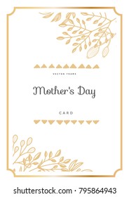 Vintage creative card template with beautiful flourishes ornament elements. Elegant design for corporate identity, invitation, book covers. Design of background products.