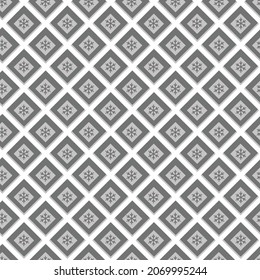 Vintage cross snowflack pattern color abstract seamless pattern texture. Digital seamless illustration for background.Colorful seamless repeating tile pattern

