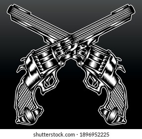 Gun Cross Vector Images Stock Photos Vectors Shutterstock