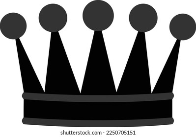 Vintage crown realistic illustration eps