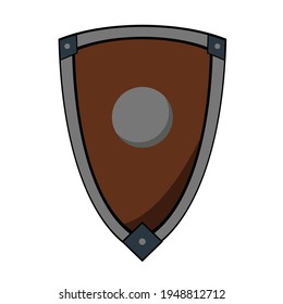 vintage crusader shield vector design