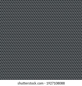 vintage cubes 3d pattern - seamless background - retro vector pattern