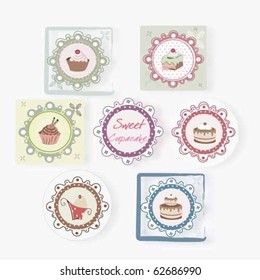 Vintage Cupcake Set
