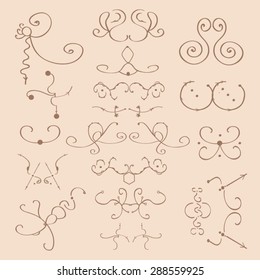 Vintage Curled Vignettes