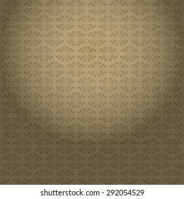 Vintage curly background, seamless pattern, vector texture