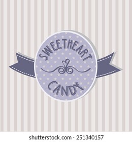 vintage cute label