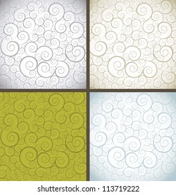 vintage and cute ornament texture backgrounds. vector illustration