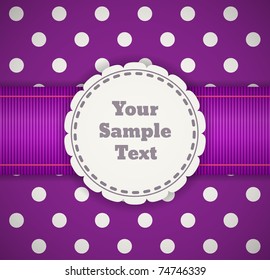 vintage cute retro vector frame