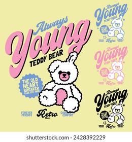vintage cute teddy bear designs