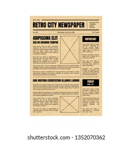 Old Newspaper Layout Images Stock Photos Vectors Shutterstock