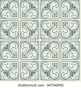  vintage Damascus wall-paper. seamless pattern.