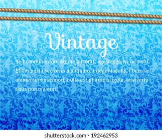 Vintage damask background 