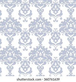 Vintage damask ornament pattern. Vector 