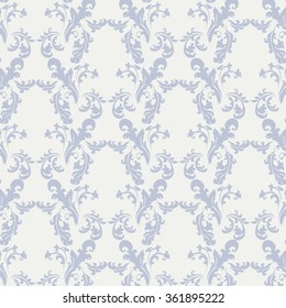 Vintage damask ornament pattern. Vector 