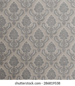 Vintage Damask seamless pattern with texture
