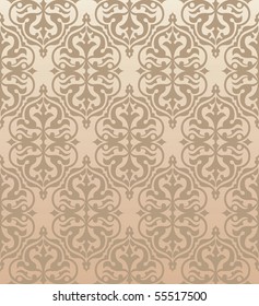 Vintage damask wallpaper