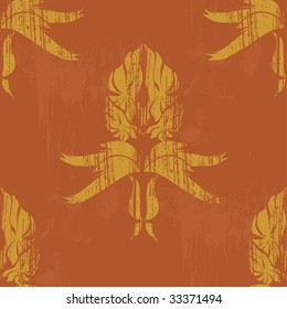 Vintage damask wallpaper , vector seamless pattern