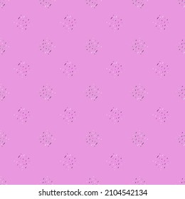Vintage dashes seamless pattern. Minimalist decoration background. Repeated texture in doodle style for fabric, wrapping paper, wallpaper, tissue. Vector illustration.