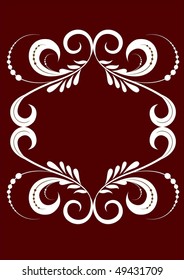 vintage decor for text