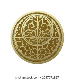 Vintage decoration with Arabic ornament