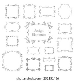 Vintage decoration elements 