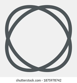 Vintage decoration frame quality vector illustration cut