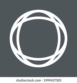 Vintage decoration frame quality vector illustration cut