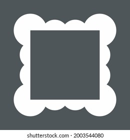 Vintage decoration frame quality vector illustration cut