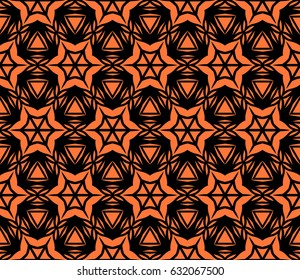 vintage decorative abstract geometric background. seamless vector illustration. for design, wallpaper, fabric, textile